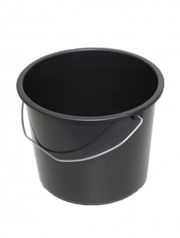 Emmer 12 liter zwart